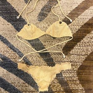Indah gold bikini set